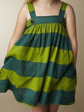 Burberry Girls Striped Dress Size 14Y